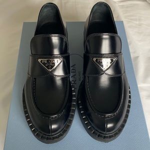 Black Prada loafers